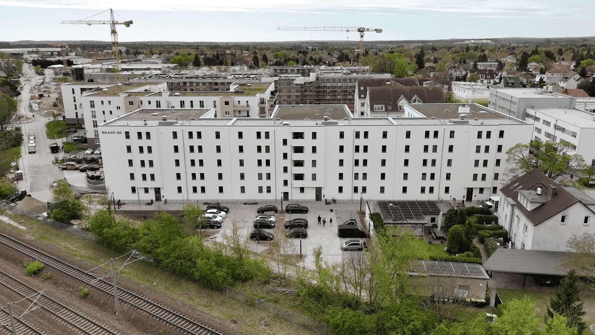 Gebäude von Johann Bunte Bauunternehmen GmbH & Co. KG - Drohnenaufnahme